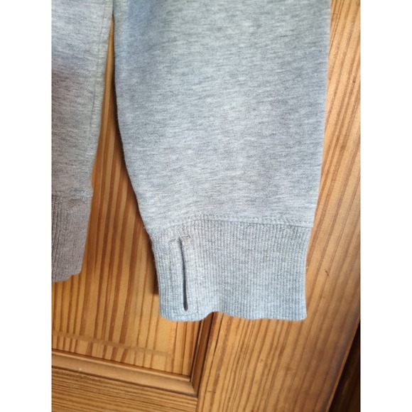 LL Bean Hoodie Womens S Reg Gray Sweatshirt Mountain Cozy Camp Sweater Thumbhole - Picture 4 of 12